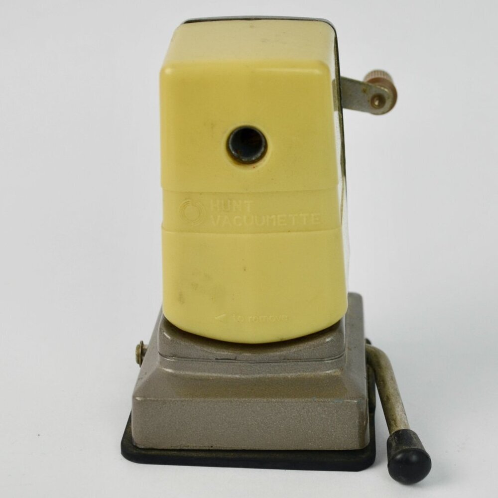 Hunt Vacumette Suction Bottom Pencil Sharpener Vintage